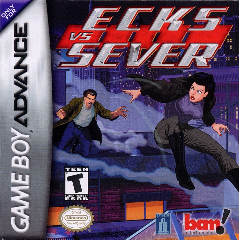 Ecks v Sever box art for GameBoy Advance